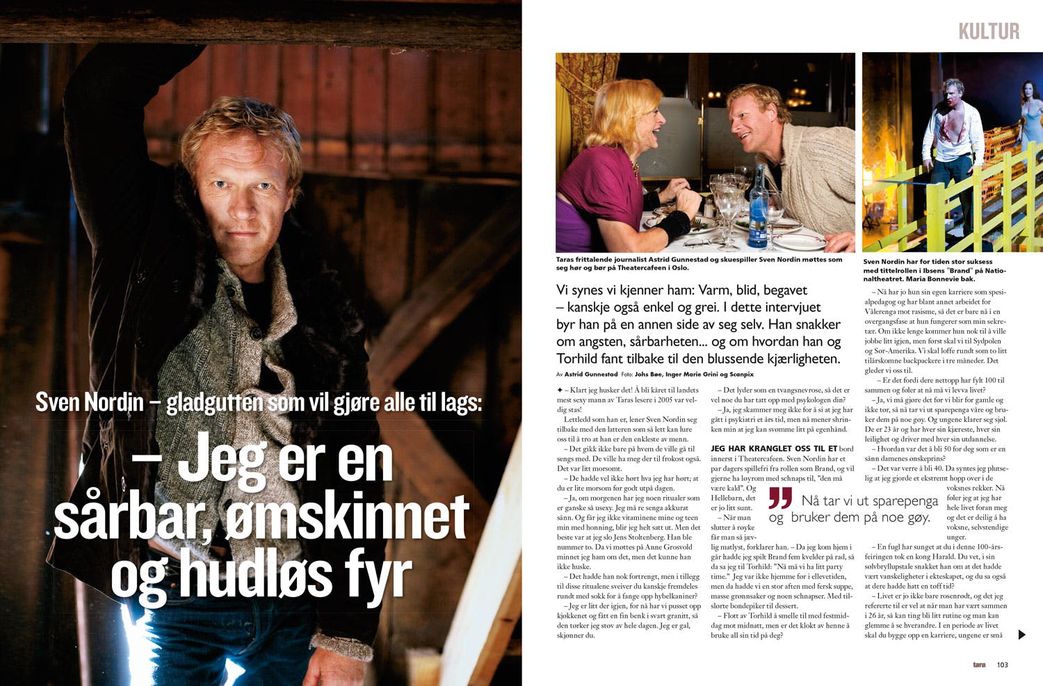 Sven Nordin i Tara nr 12/2008